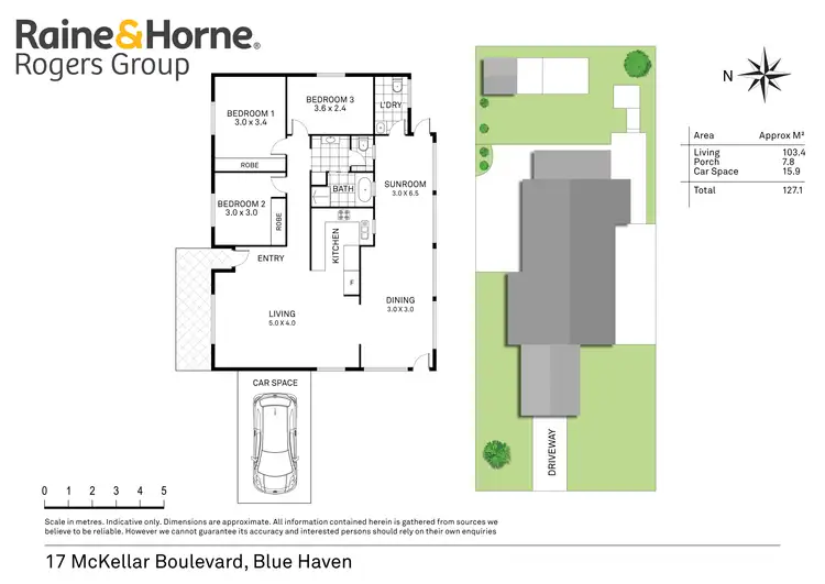 Floorplan of Homely house listing, 17 McKellar Boulevard, Blue Haven NSW 2262