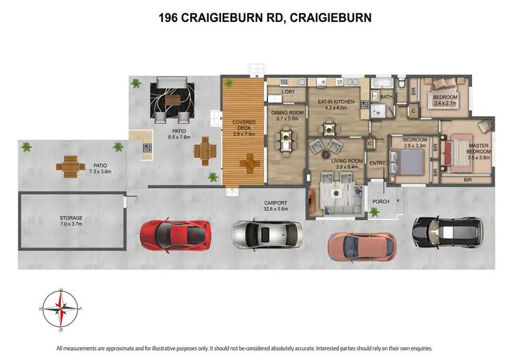 Floorplan of Homely house listing, 196 Craigieburn Road, Craigieburn VIC 3064