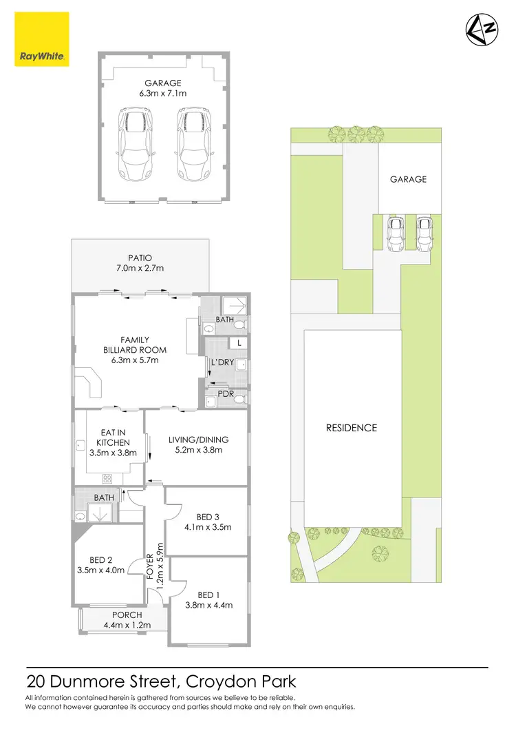 Floorplan of Homely house listing, 20 Dunmore Street, Croydon Park NSW 2133