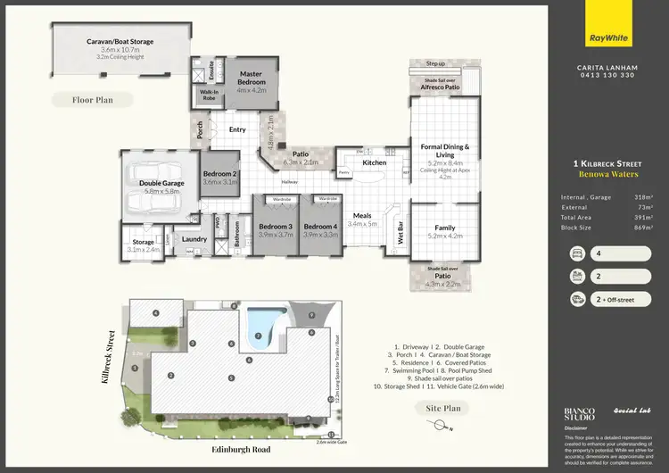 Floorplan of Homely house listing, 1 Kilbreck Street, Benowa Waters QLD 4217