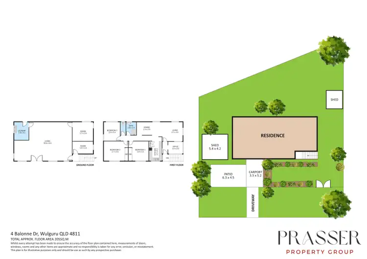 Floorplan of Homely house listing, 4 Balonne Drive, Wulguru QLD 4811