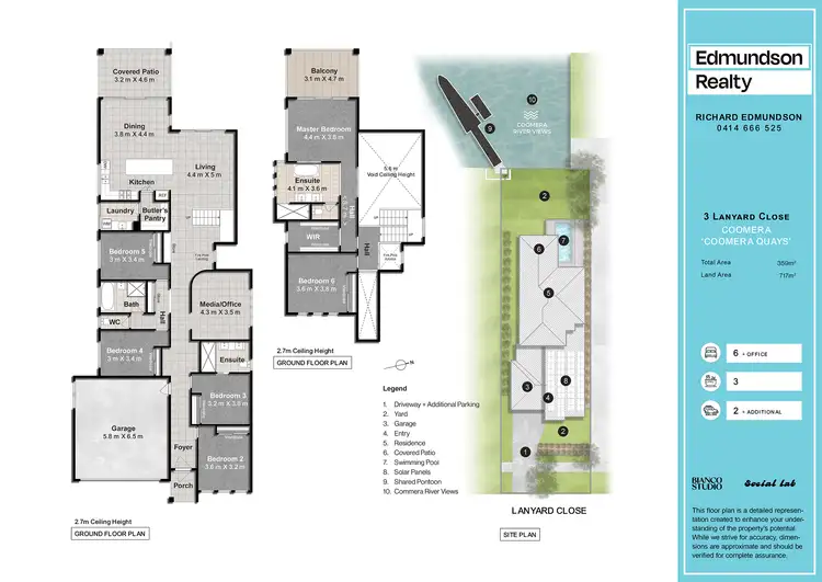 Floorplan of Homely house listing, 3 Lanyard Close, Coomera Waters QLD 4209