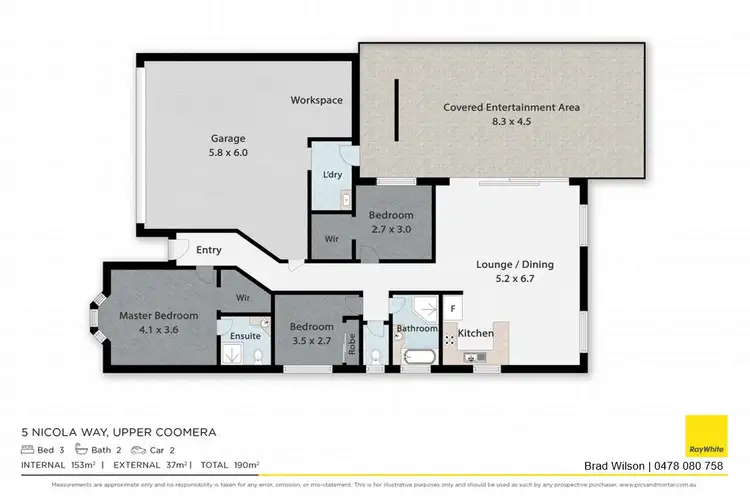 Floorplan of Homely house listing, 5 Nicola Way, Upper Coomera QLD 4209