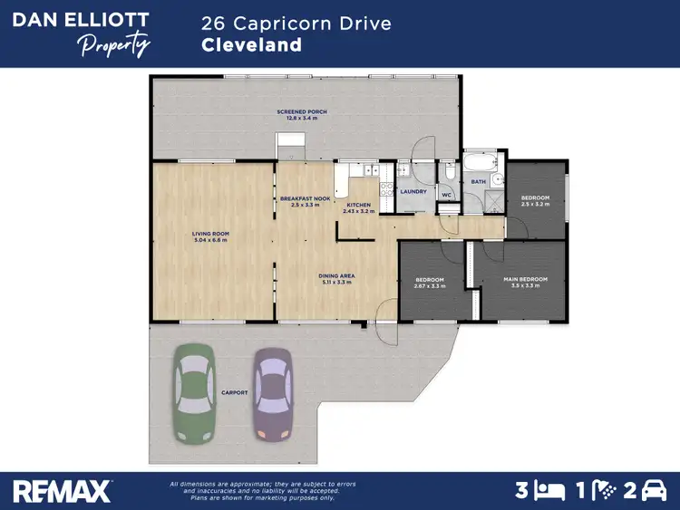 Floorplan of Homely house listing, 26 Capricorn Drive, Cleveland QLD 4163