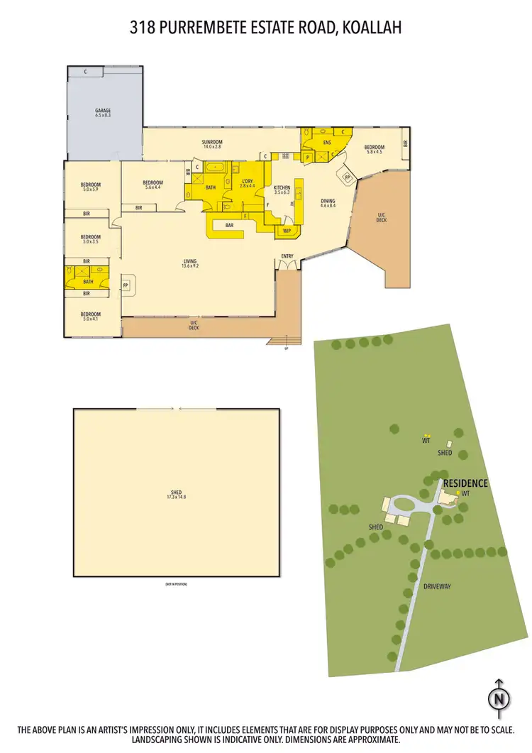 Floorplan of Homely rural property listing, 318 Purrumbete Estate Road, Koallah VIC 3260