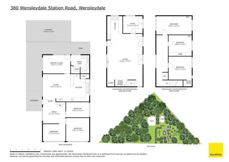 Floorplan of Homely rural property listing, 380 Wensleydale Station Road, Wensleydale VIC 3241