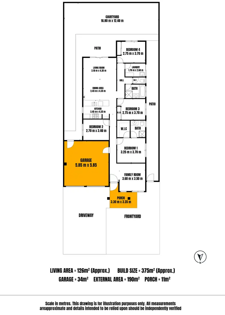 Floorplan of Homely house listing, 10 Mahogany Circuit, Parafield Gardens SA 5107