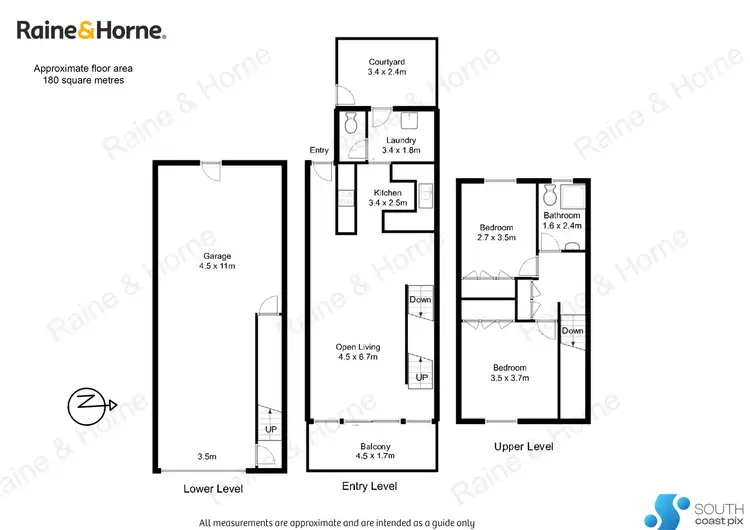 Floorplan of Homely townhouse listing, 6/9-11 Bent Street, Batemans Bay NSW 2536