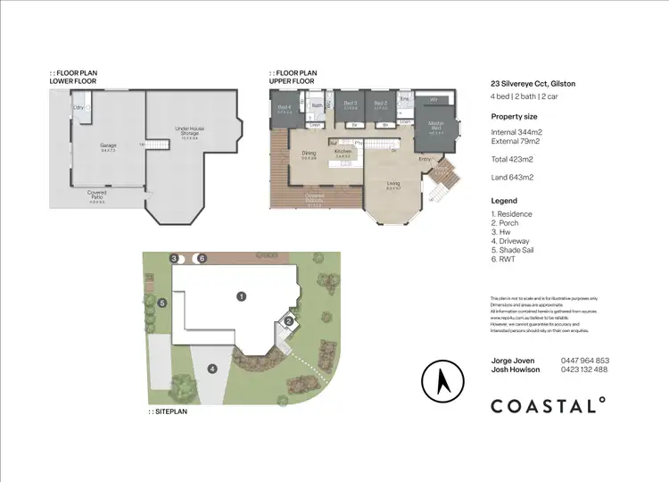 Floorplan of Homely house listing, 23 Silvereye Circuit, Gilston QLD 4211