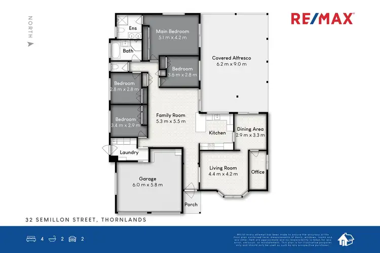 Floorplan of Homely house listing, 32 Semillon Street, Thornlands QLD 4164