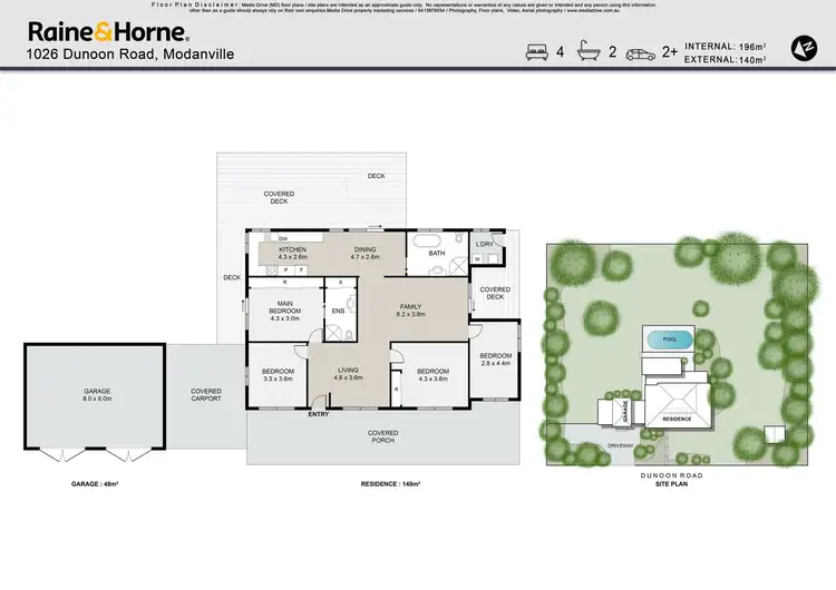 Floorplan of Homely house listing, 1026 Dunoon Road, Modanville NSW 2480