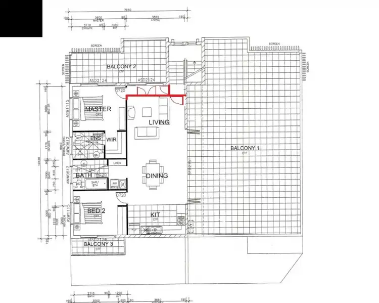 Floorplan of Homely unit listing, 23/108 Nicholson Street, Greenslopes QLD 4120