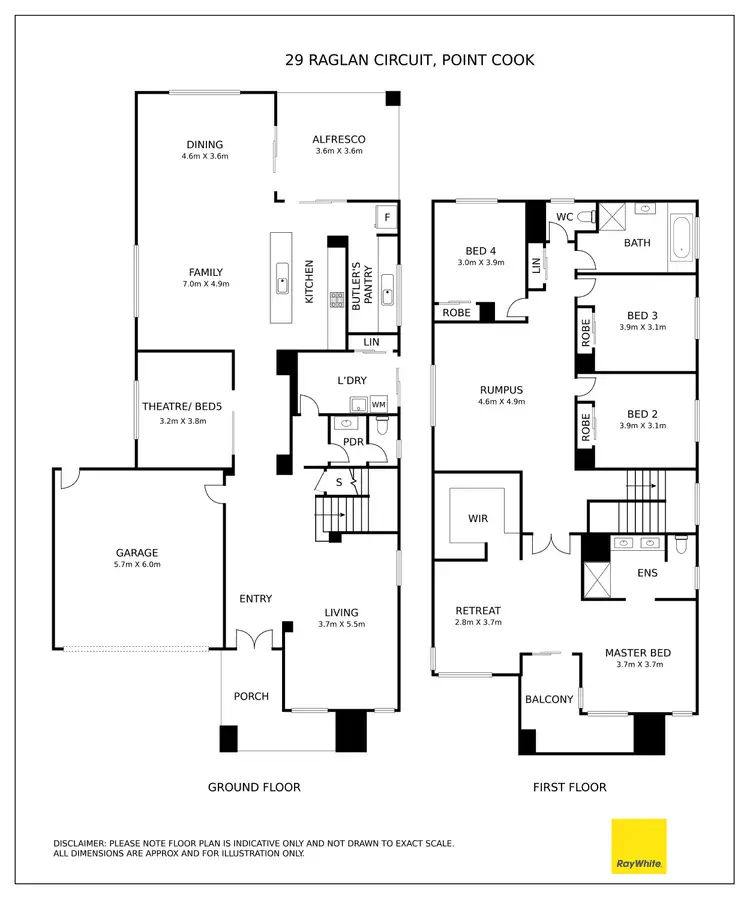 Floorplan of Homely house listing, 29 Raglan Circuit, Point Cook VIC 3030