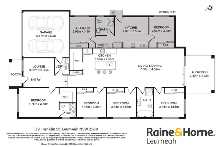 Floorplan of Homely house listing, 39 Franklin Street, Leumeah NSW 2560