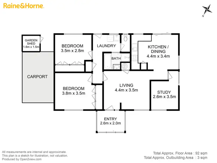 Floorplan of Homely house listing, 1/44 Redwood Road, Kingston TAS 7050