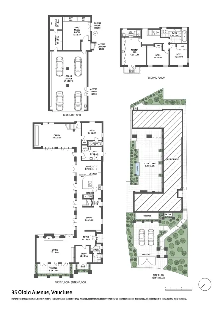 Floorplan of Homely house listing, 35 Olola Avenue, Vaucluse NSW 2030