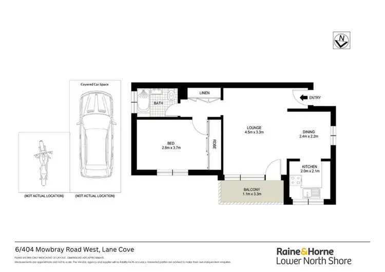 Floorplan of Homely apartment listing, 6/404 Mowbray Road, Lane Cove NSW 2066