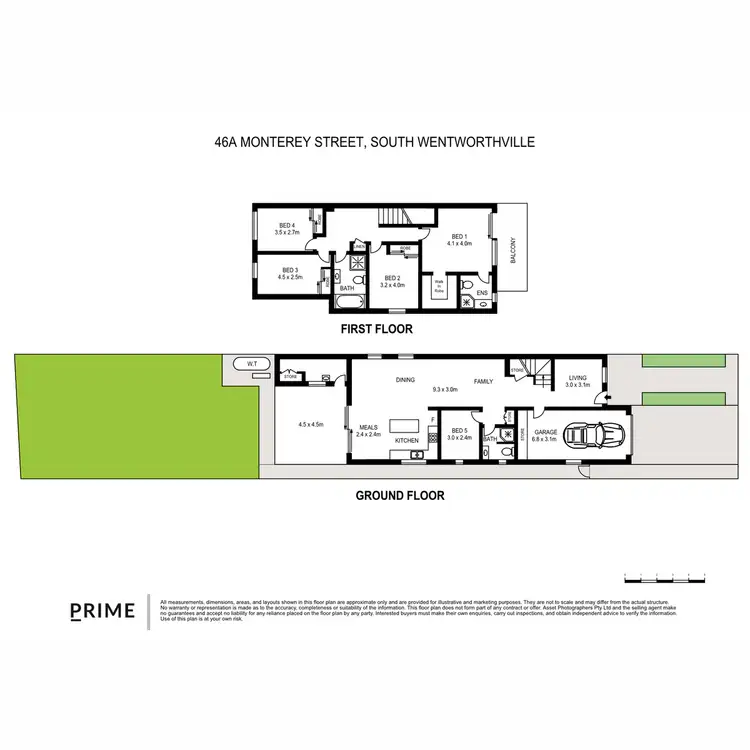 Floorplan of Homely house listing, 46A Monterey Street, South Wentworthville NSW 2145