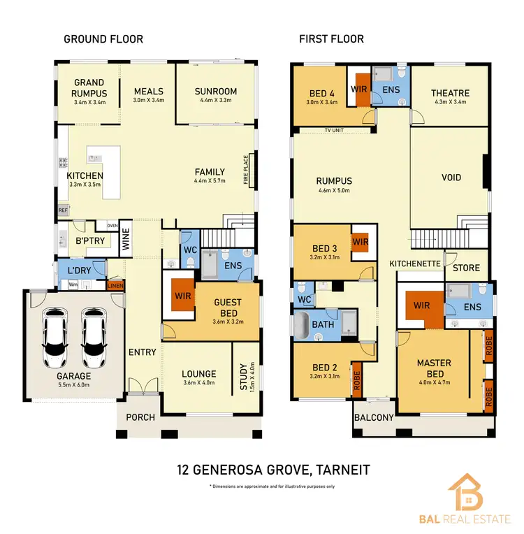 Floorplan of Homely house listing, 12 Generosa Grove, Tarneit VIC 3029