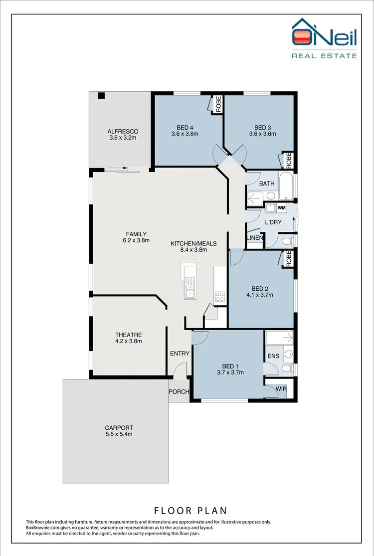 Floorplan of Homely house listing, 26 Goodall Street, Gosnells WA 6110