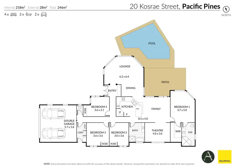 Floorplan of Homely house listing, 20 Kosrae Street, Pacific Pines QLD 4211