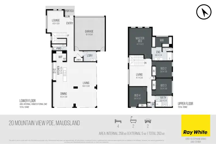 Floorplan of Homely house listing, 20 Mountain View Parade, Maudsland QLD 4210
