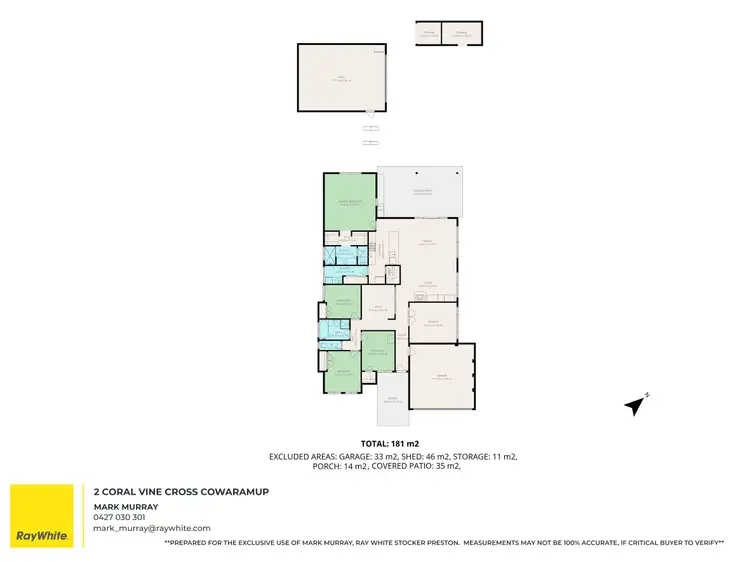 Floorplan of Homely house listing, 2 Coral Vine Cross, Cowaramup WA 6284