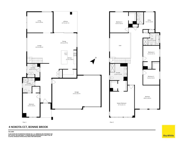 Floorplan of Homely house listing, 4 Nokota Circuit, Bonnie Brook VIC 3335