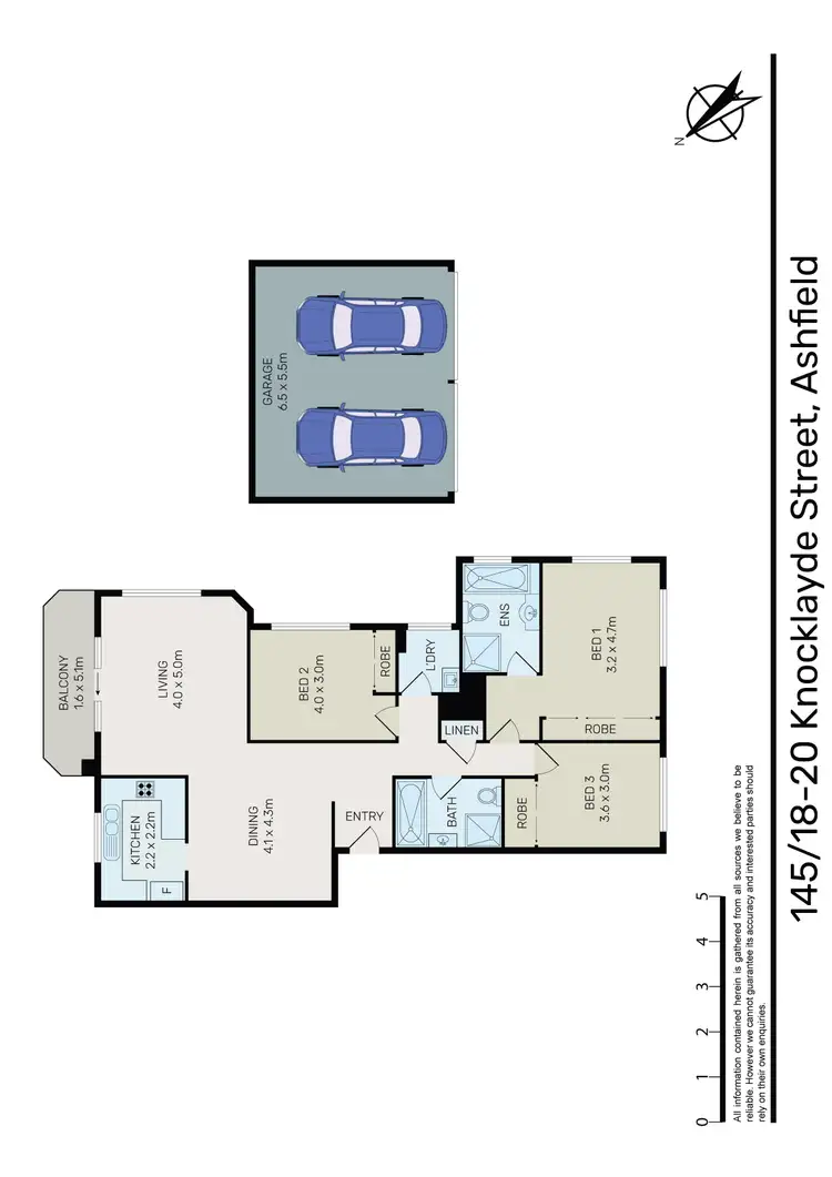 Floorplan of Homely apartment listing, 145/18-20 Knocklayde Street, Ashfield NSW 2131