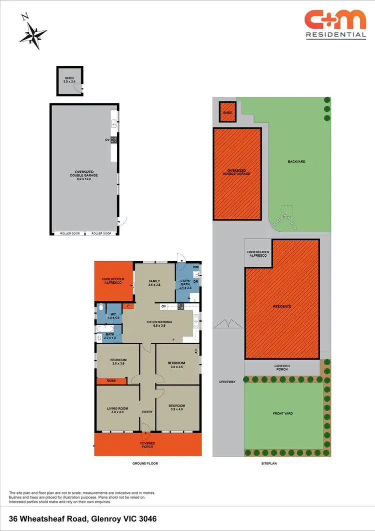 Floorplan of Homely house listing, 36 Wheatsheaf Road, Glenroy VIC 3046