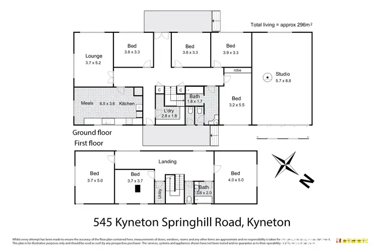 Floorplan of Homely house listing, 545 Kyneton Springhill Road, Kyneton South VIC 3444