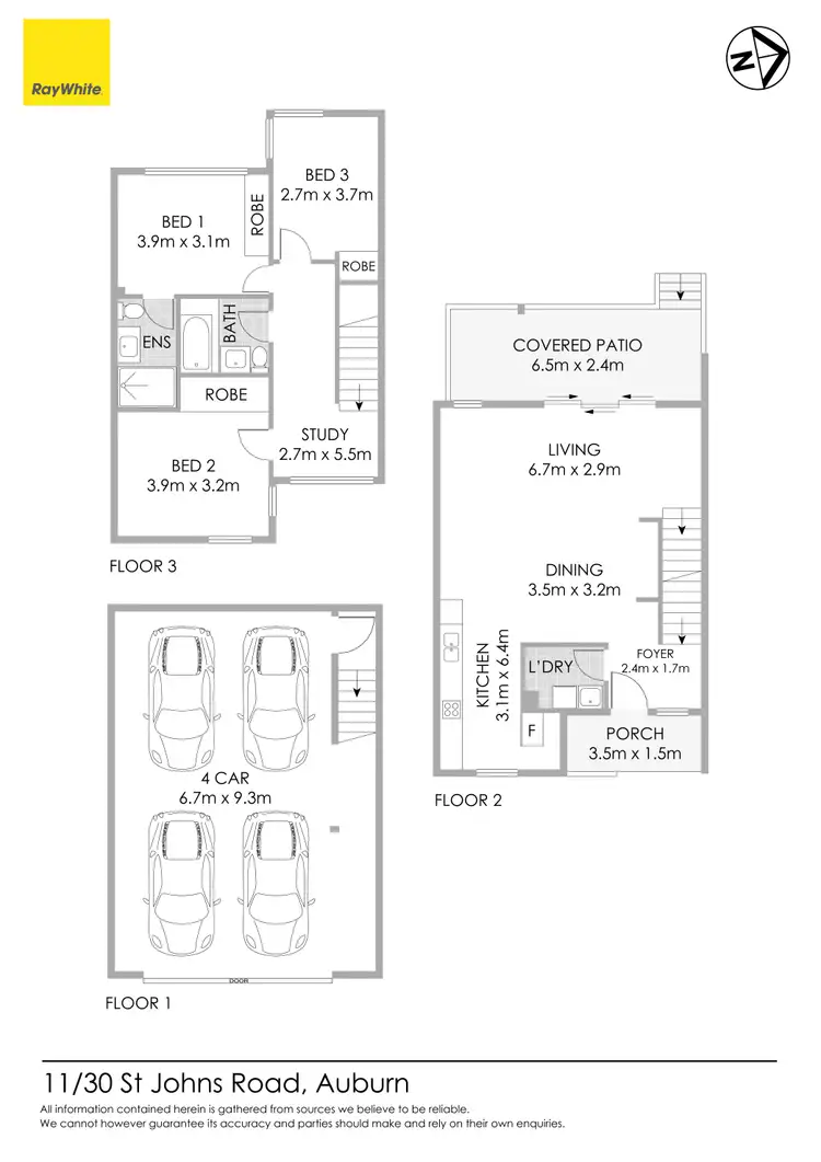 Floorplan of Homely townhouse listing, 11/30-32 St Johns Road, Auburn NSW 2144