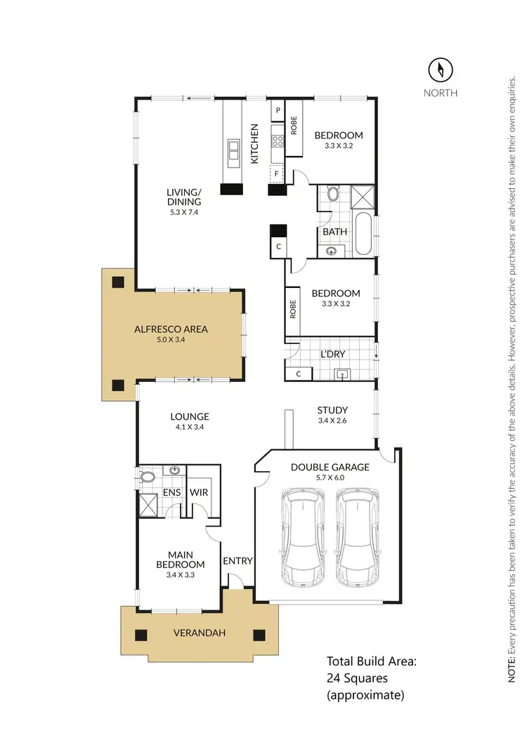 Floorplan of Homely house listing, 18 Riley Terrace, Tarneit VIC 3029