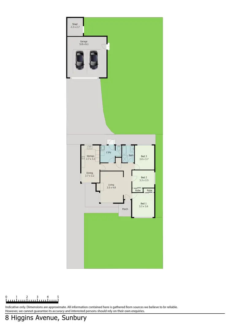 Floorplan of Homely house listing, 8 Higgins Avenue, Sunbury VIC 3429