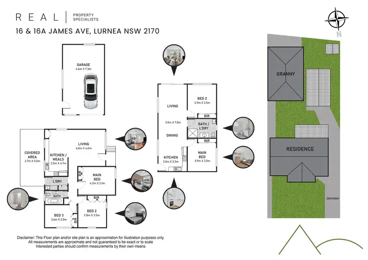 Floorplan of Homely house listing, 16 & 16A James Ave, Lurnea NSW 2170