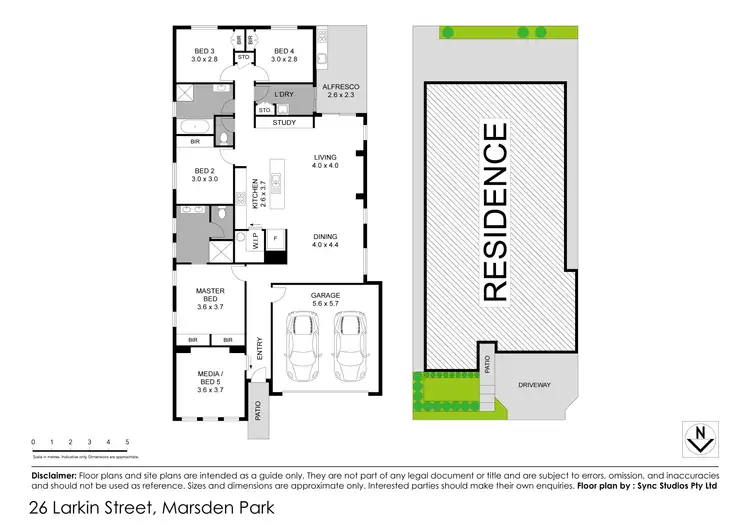 Floorplan of Homely house listing, 26 Larkin Street, Marsden Park NSW 2765