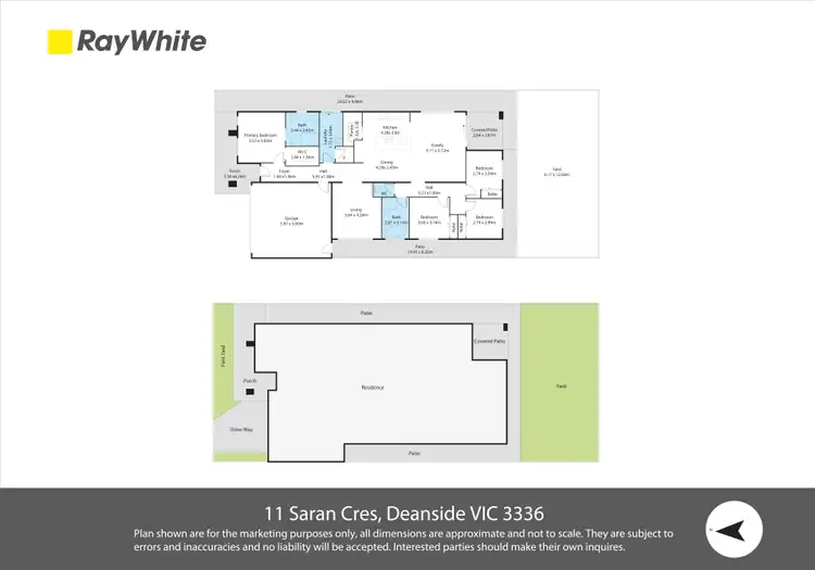 Floorplan of Homely house listing, 11 Saran Crescent, Deanside VIC 3336