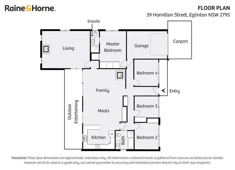 Floorplan of Homely house listing, 39 Hamilton Street, Eglinton NSW 2795