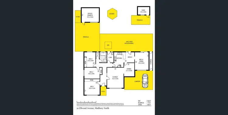 Floorplan of Homely house listing, 30 Ellwood Avenue, Modbury North SA 5092