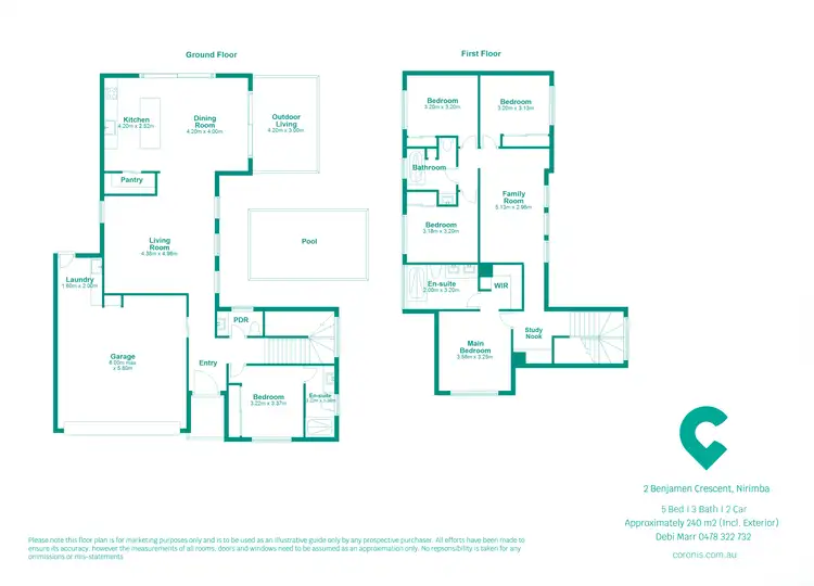 Floorplan of Homely house listing, 2 Benjamen Crescent, Nirimba QLD 4551