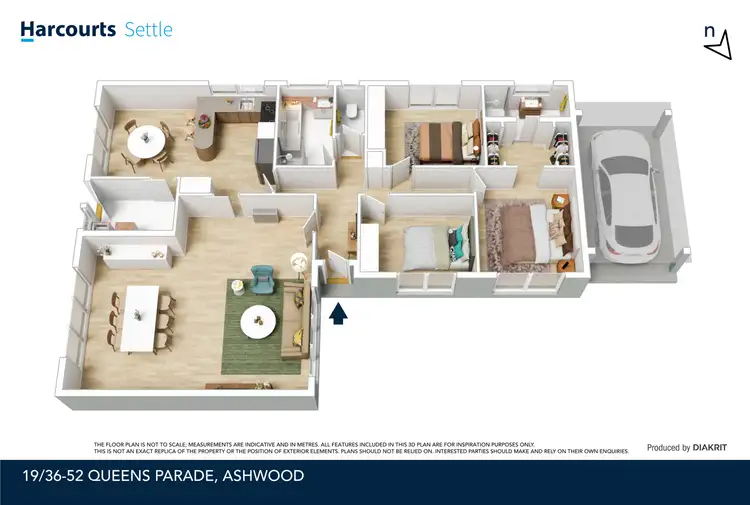 Floorplan of Homely unit listing, 19/36-52 Queens Parade, Ashwood VIC 3147