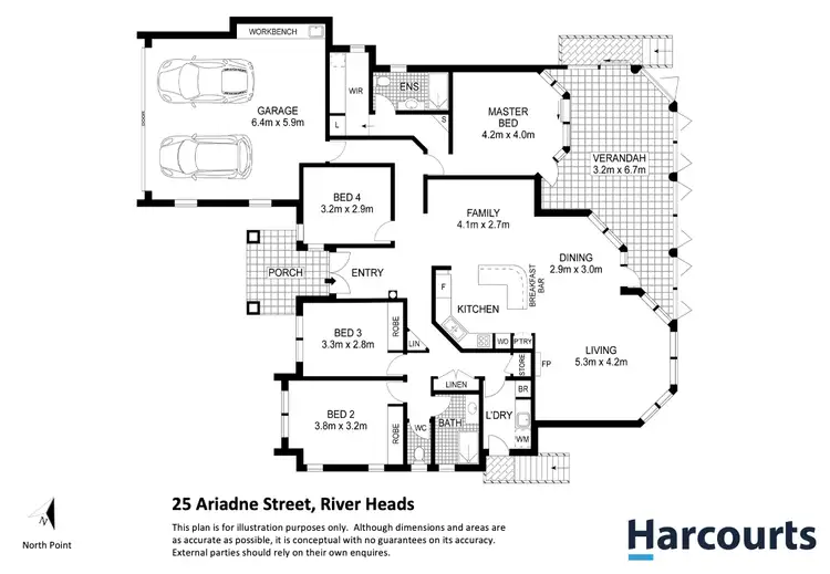 Floorplan of Homely house listing, 25 Ariadne Street, River Heads QLD 4655