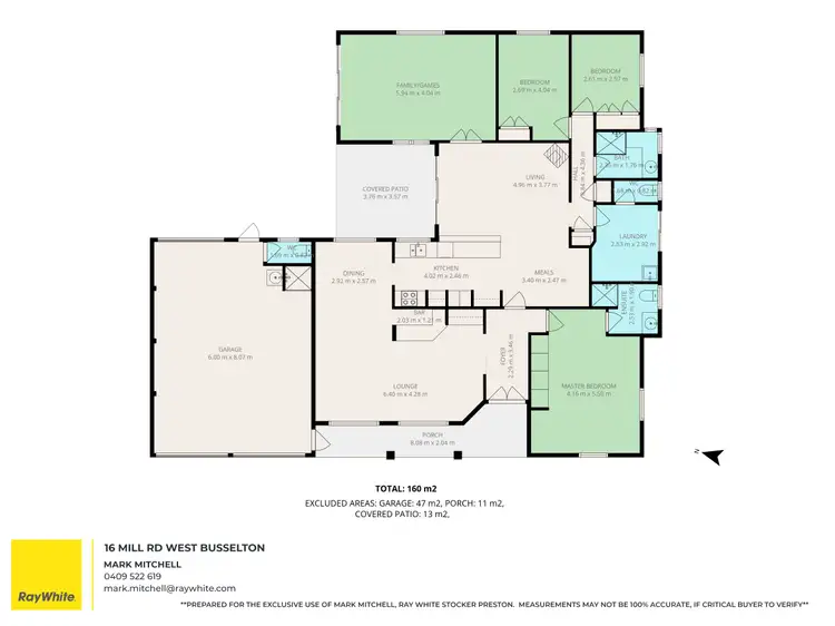 Floorplan of Homely house listing, 16 Mill Road, West Busselton WA 6280