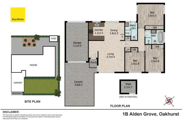 Floorplan of Homely house listing, 1B Alden Grove, Oakhurst NSW 2761