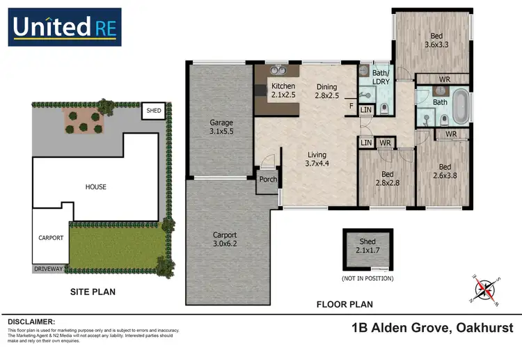 Floorplan of Homely house listing, 1B Alden Grove, Oakhurst NSW 2761