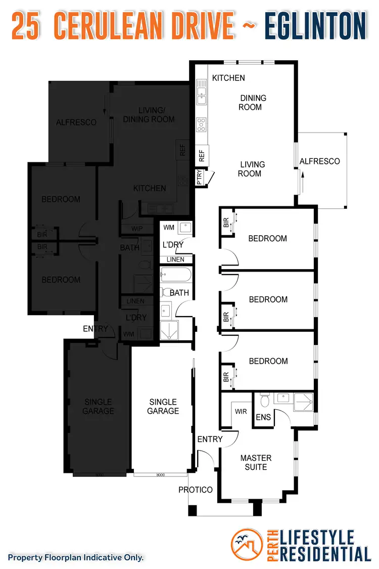Floorplan of Homely house listing, 25 Cerulean Drive, Eglinton WA 6034