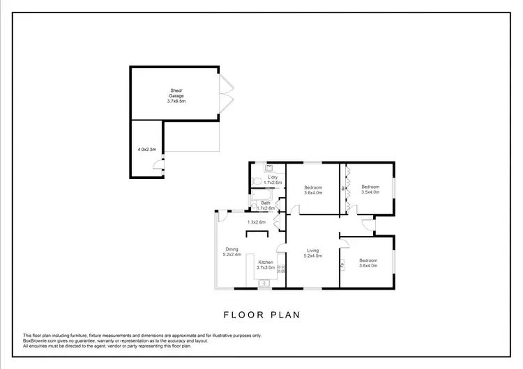 Floorplan of Homely house listing, 53 Mckenzie Street, Mowbray TAS 7248