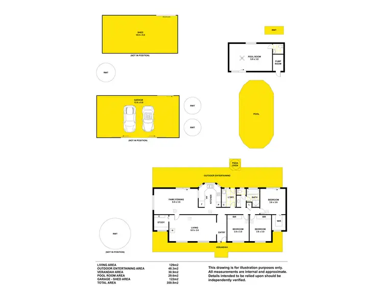 Floorplan of Homely house listing, 412 Bayliss Road, Tatachilla SA 5171