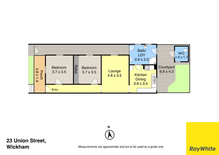 Floorplan of Homely house listing, 23 Union  Street, Wickham NSW 2293