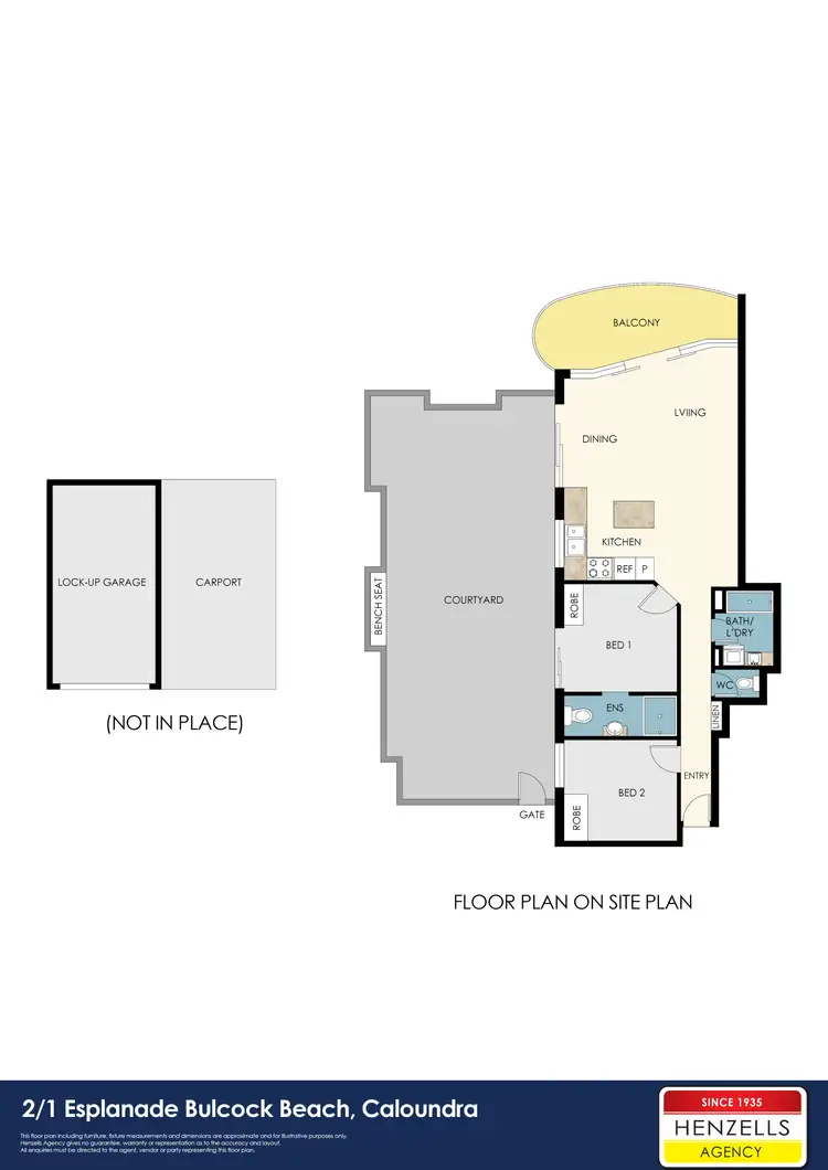 Floorplan of Homely unit listing, 2/1 Esplanade Bulcock Beach, Caloundra QLD 4551